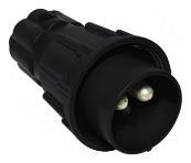 Heavy-Duty Aluminum Plug, Rubberized Body, Silver Plated Crimp Contacts 35mm2