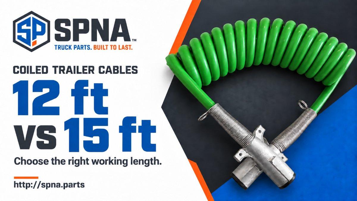 Coiled Trailer Cable Lengths: 12 ft vs 15 ft